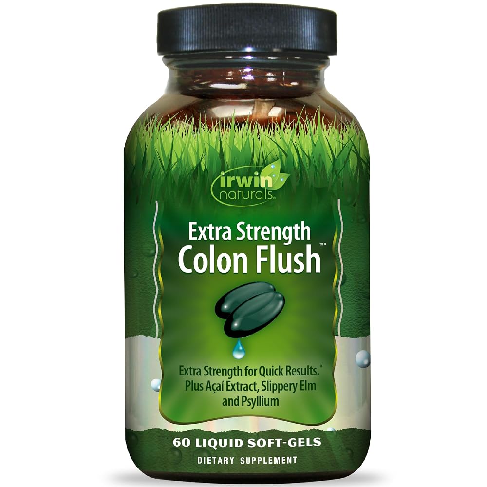 Irwin Naturals Extra Strength Colon Flush Digestive Support - 60 Softgels