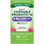 Nature's Truth Probiotic Chewable for Men and Women - 60 Tablets