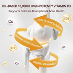 QVQ Vitamin D3 K2, 300 Softgels, Coconut Oil, Gluten-Free, Non-GMO
