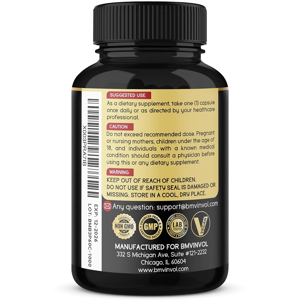 BMVINVOL Berberine Supplement Plus Ceylon Cinnamon - 180 Capsules - image 3