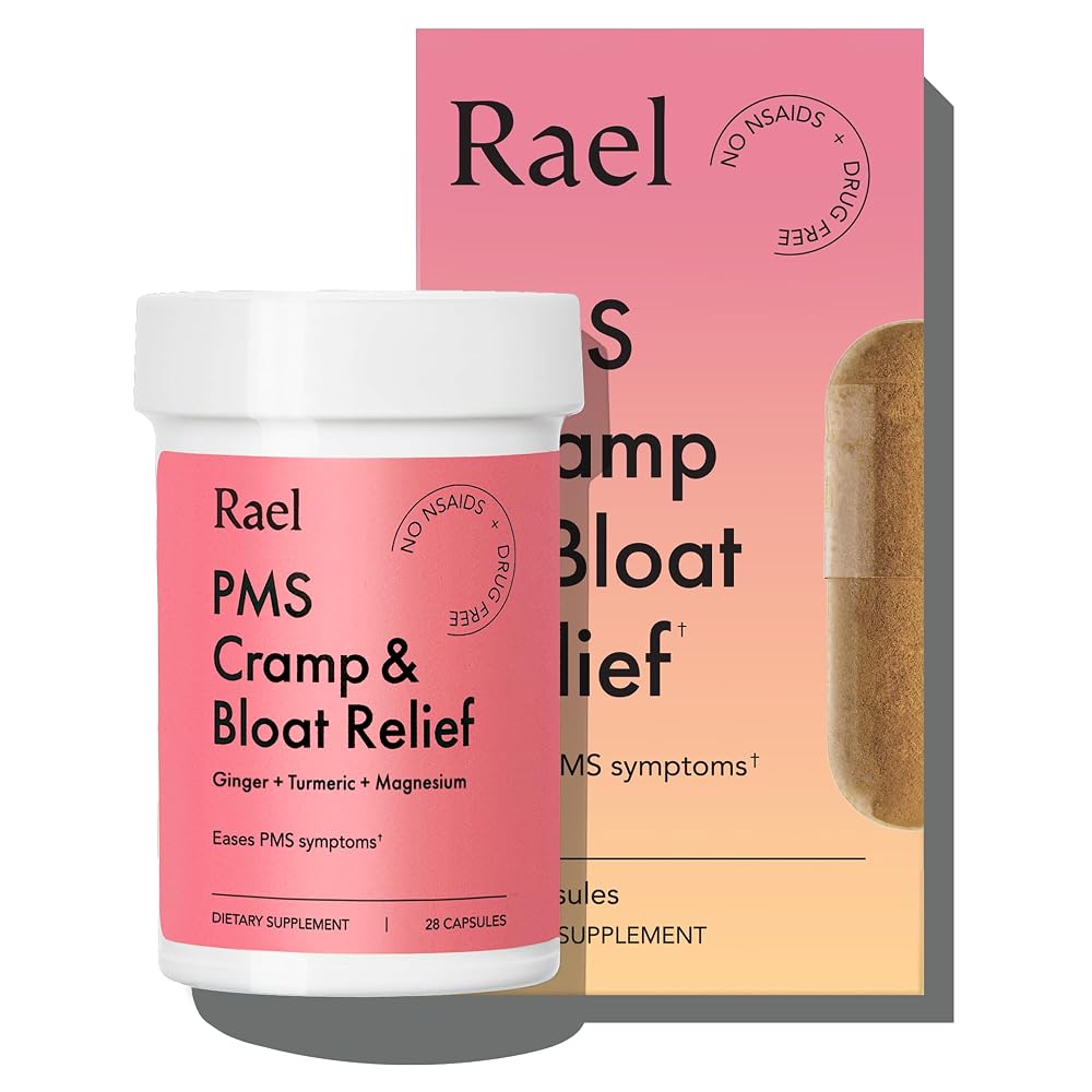 Rael PMS Supplement for Menstrual Support - 28 Capsules