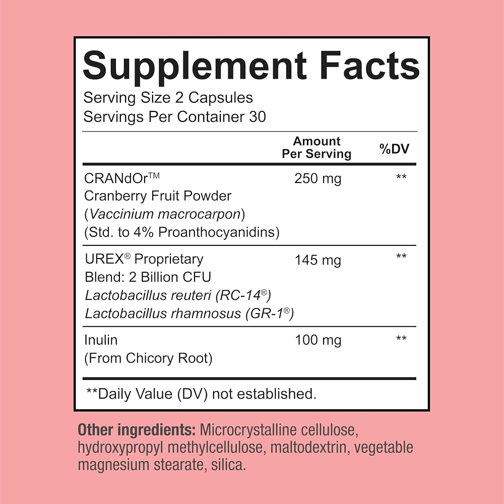 Sunergetic Vaginal Probiotics with Cranberry - 60 Capsules - image 2