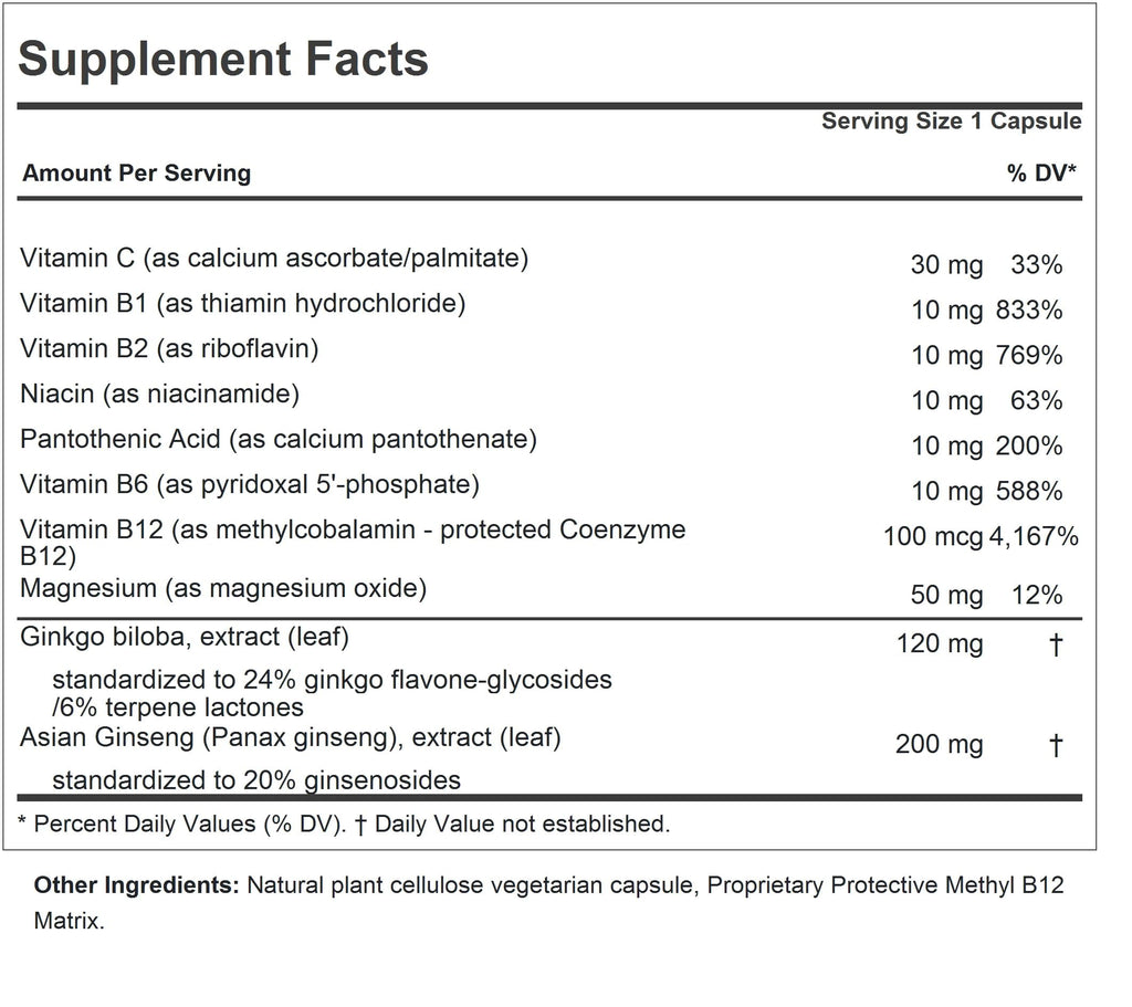 ANDREW LESSMAN ProCaps Ginkgo 120 Plus Ginseng - 30 Capsules - image 2