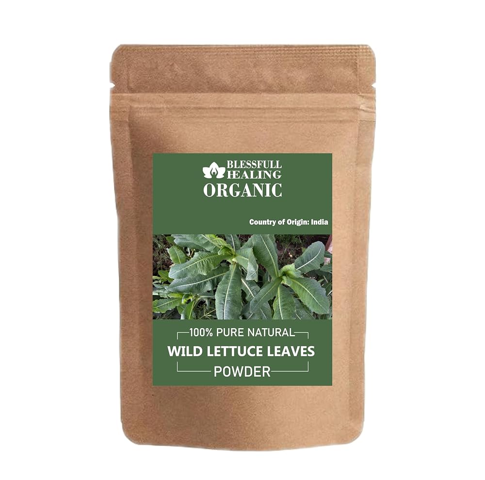 Blessfull Healing Organic Wild Lettuce Leaves Powder - 100g