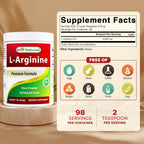 Best Naturals L-Arginine Powder for Circulation - 1 Pound - image 2