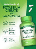 Nature's Truth Potassium Magnesium Citrate Capsules - 90 Count - image 5