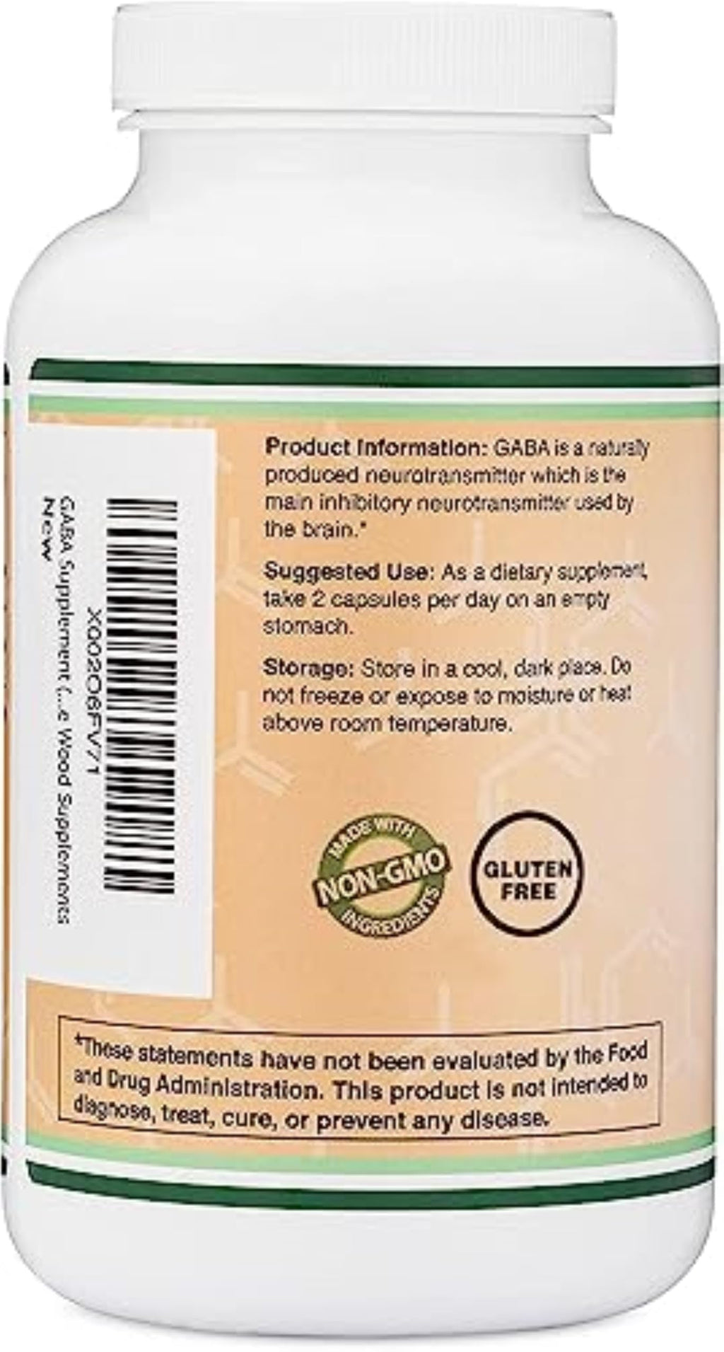Double Wood Supplements GABA 1,000mg Extra Strength - 300 Capsules - image 6