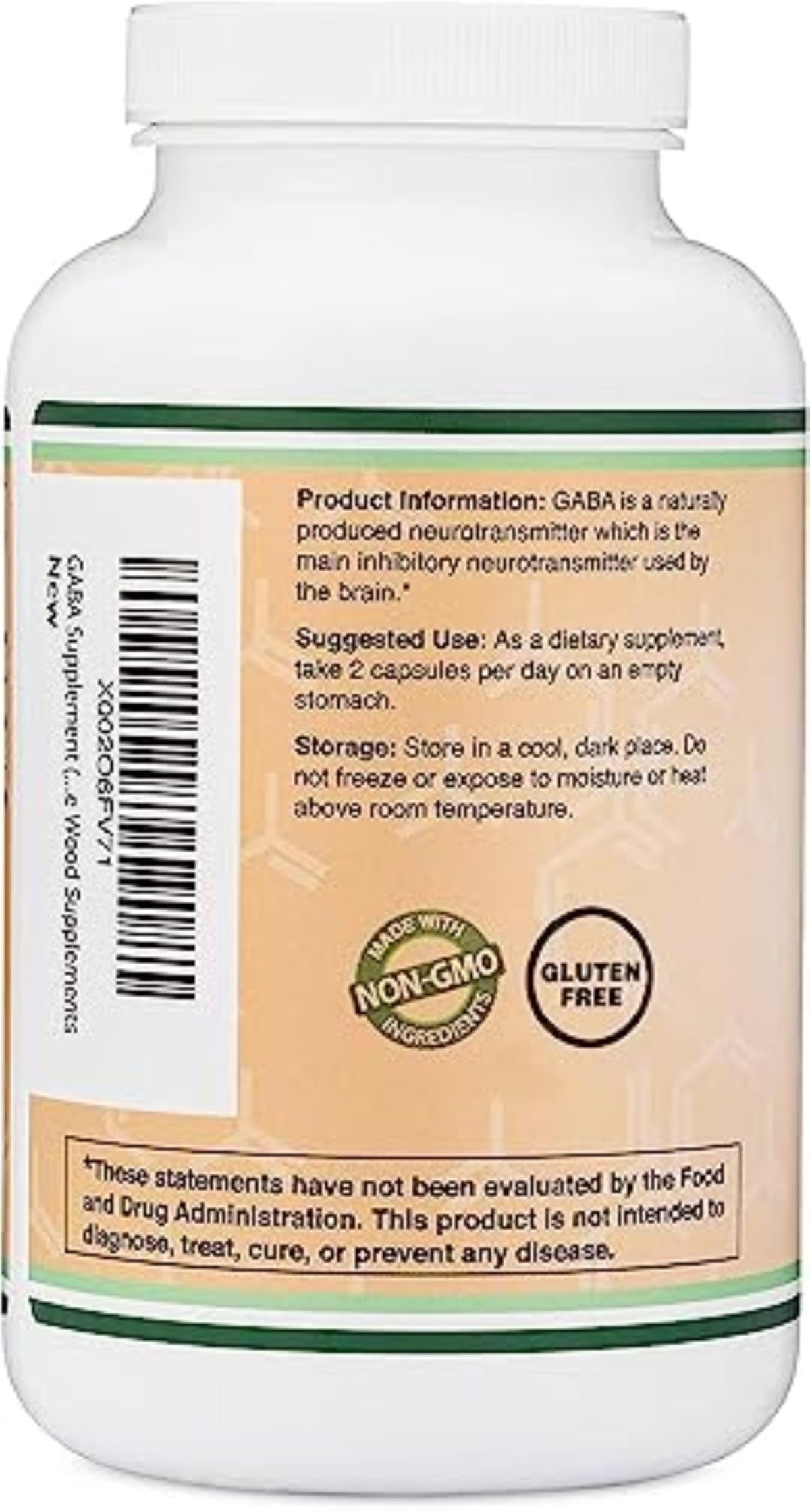 Double Wood Supplements GABA 1,000mg Extra Strength - 300 Capsules - image 6