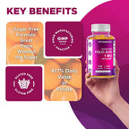 Vitamatic Folic Acid Gummies 1000 mcg (1 mg) - an Essential Prenatal - image 7