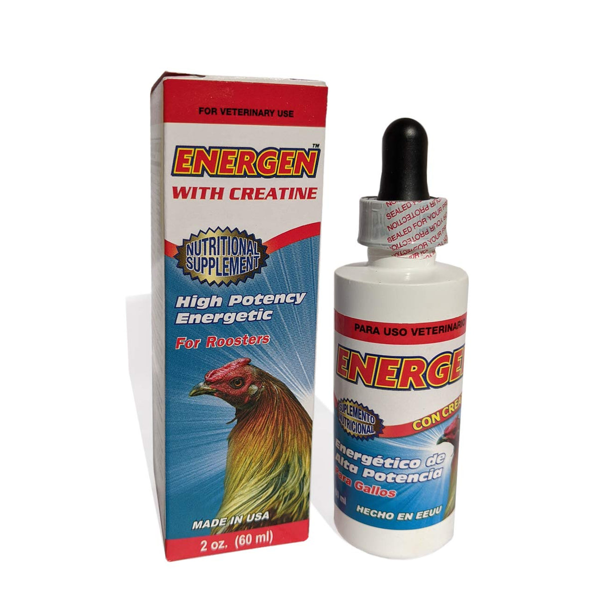 INTERFARMA Energen Extra Strength with Creatine for Roosters - 2 Fl Oz