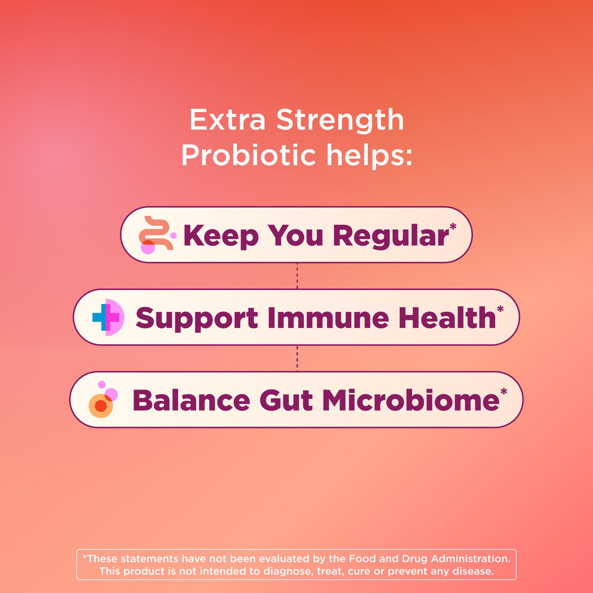 OLLY Extra Strength Probiotic Chewable Gummy - 50 Count - image 3