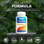 Best Naturals L-Lysine 500 mg - 250 Tablets - image 6