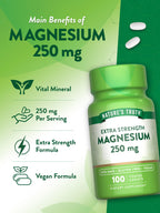 Nature's Truth Magnesium 250 mg - 100 Caplets - image 5