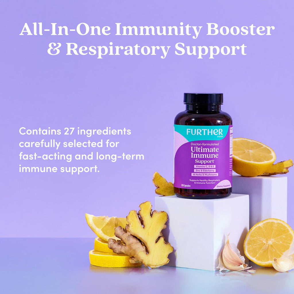 Further Food Ultimate Immune Support Capsules - 120 Vegan Capsules - image 3