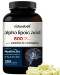 NatureBell Alpha Lipoic Acid Complex 600mg - 300 Capsules