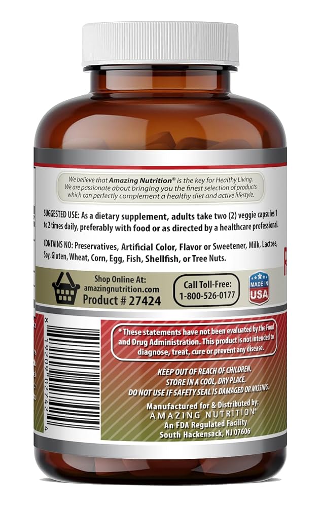Amazing Formulas Red Yeast Rice Complex 1570 mg per Serving