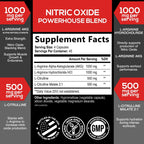 SILVERONYX Nitric Oxide Supplement 3000mg Blend - 3X Strength