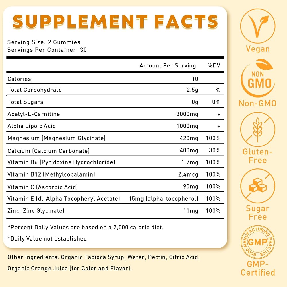 Flyrocer Acetyl L-Carnitine Gummies