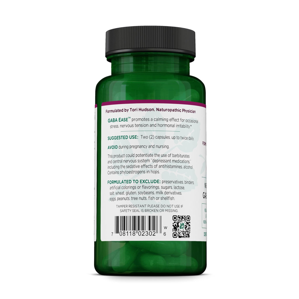 Vitanica GABA Ease, Relax with Vitamin B6 & L-Theanine, Vegan