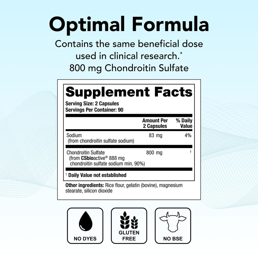 Theralogix OptiFlex-C Chondroitin Sulfate Joint Support - 180 Capsules - image 3
