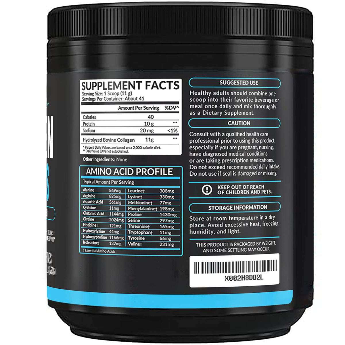 Amplicell Multi Collagen Peptides Powder for Men & Women - 41 Servings - image 6