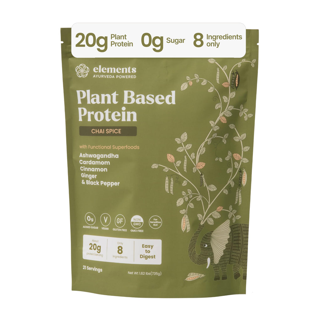 Elements Truffles Chai Spice Plant Protein Powder - 21 Servings
