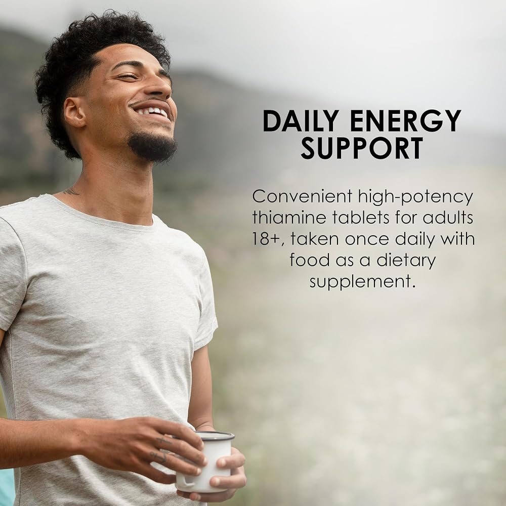 MASON NATURAL Vitamin B1 Thiamine 250 mg Energy Support - 300 Tablets - image 3
