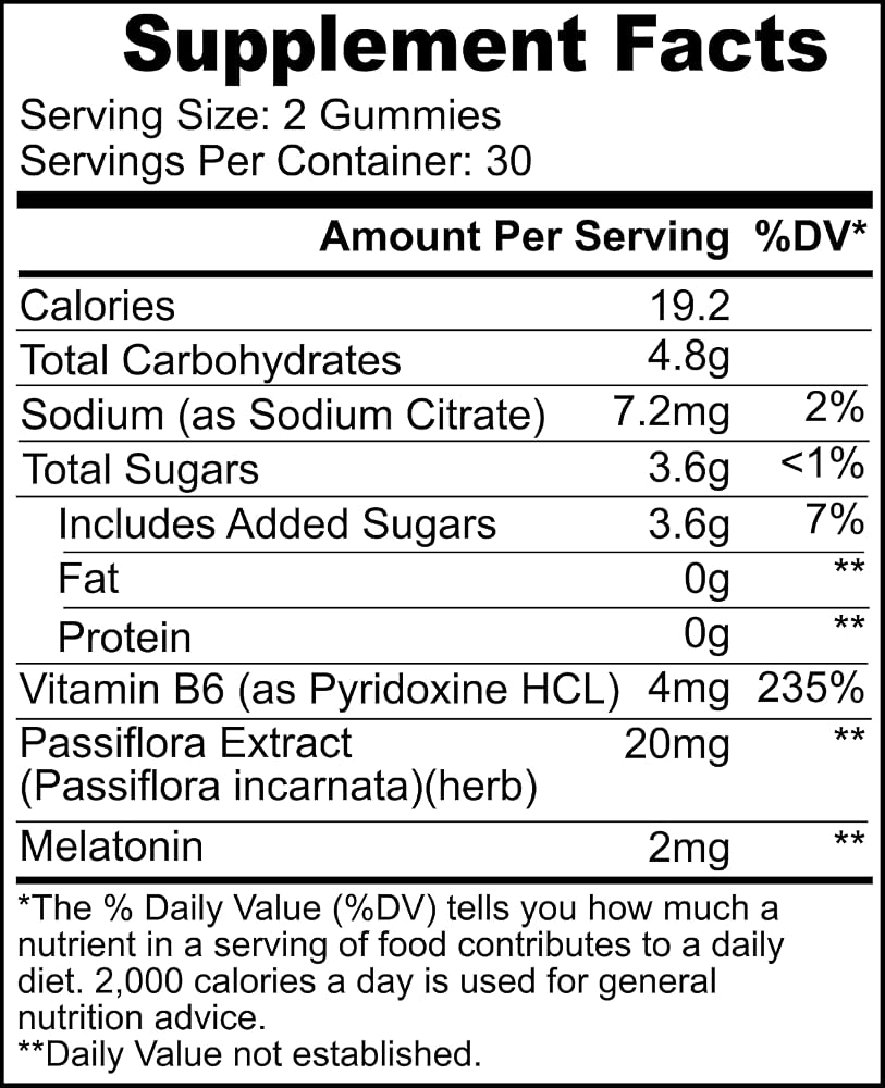 Lakeside Natural Health Silent Night Gummy Vitamin - 60 Gummies - image 2