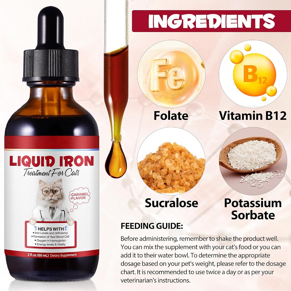 ALIVO Liquid Iron for Cats - 2 fl oz - image 2