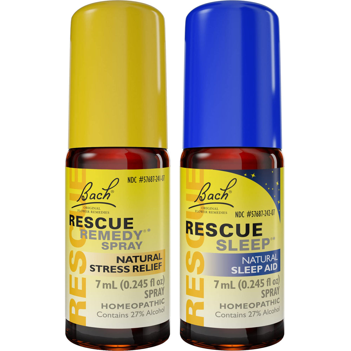 RESCUE Day & Night Bundle Stress Relief & Sleep Aid Spray - 2-Pk