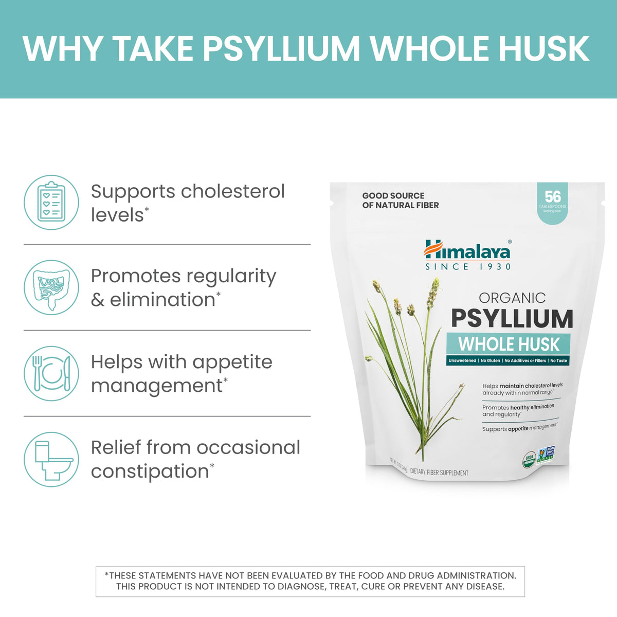 Himalaya Organic Psyllium Whole Husk