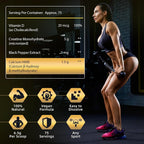 NATURE TARGET Creatine Monohydrate Powder - 75 Servings - image 2