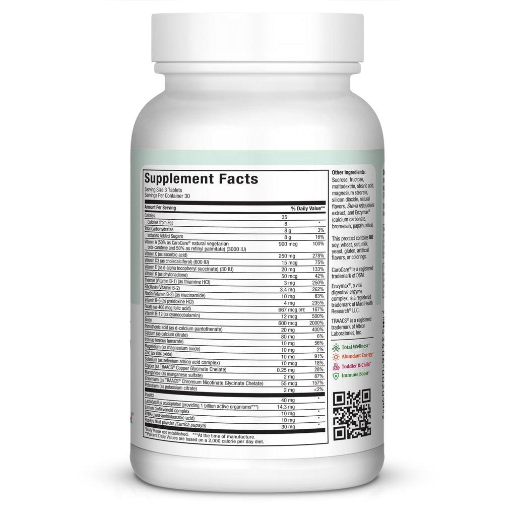 Maxi Health Chewable - Multivitamin for Men and Women - Enhanced