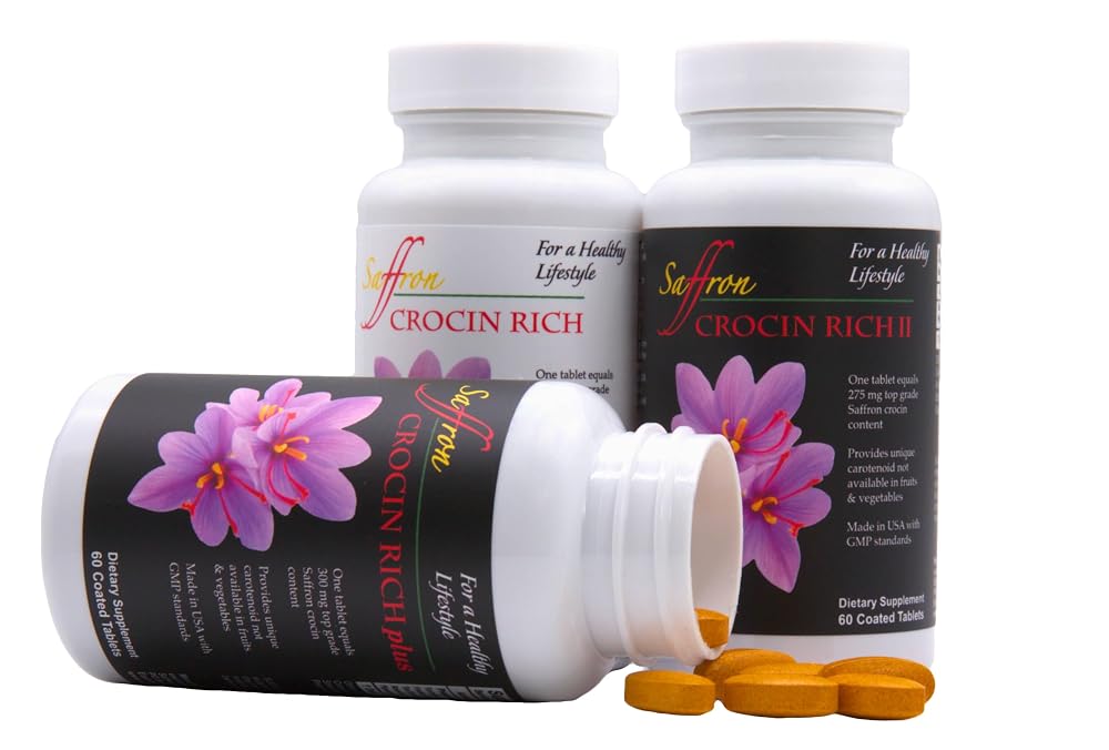 Saffron Health Sciences Crocin Brain Supplement for Memory & Focus - 60 Tablets - image 7