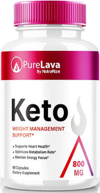 NutraRize Pure Lava Keto Formula Capsules - 60 Capsules