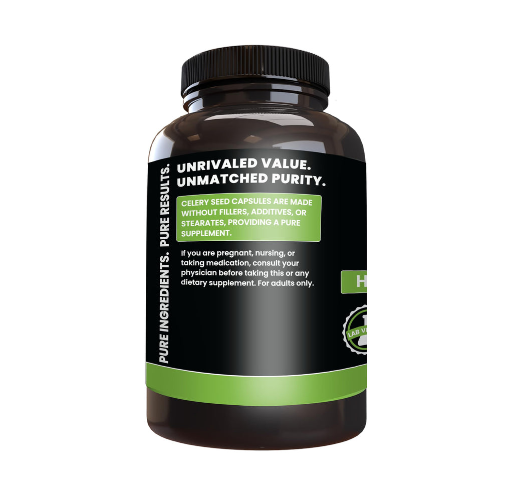Pure Original Ingredients Celery Seed No Magnesium Or Rice Fillers