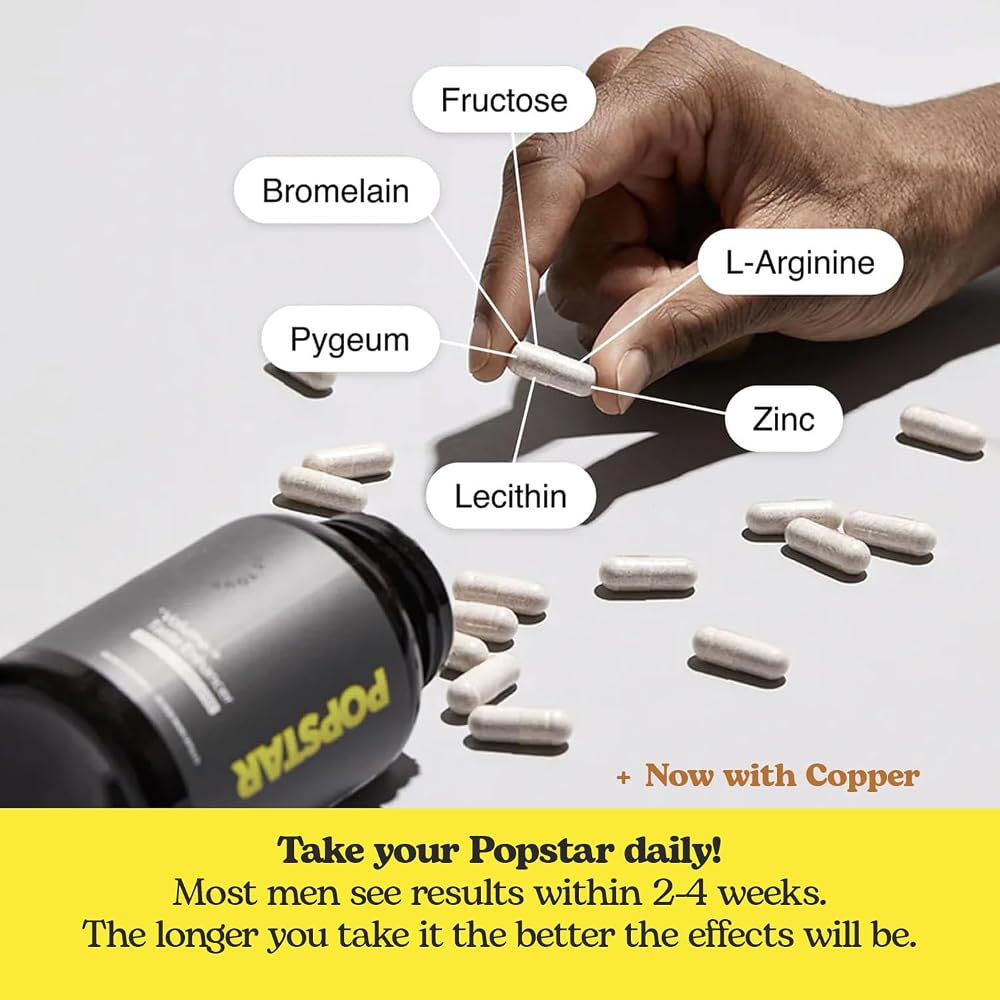 POPSTAR Labs Semen Volume Booster - Men's Semen Health & Fertility