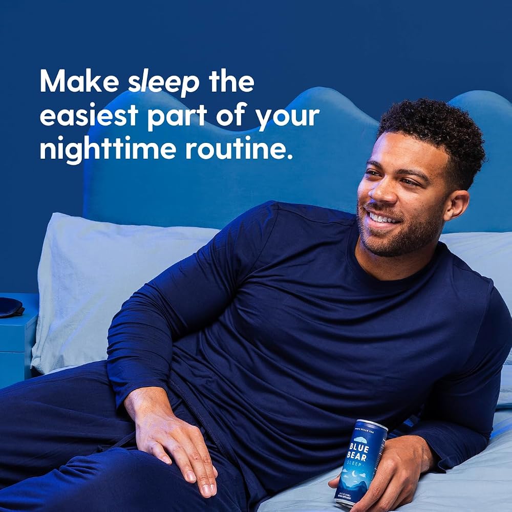 Blue Bear Sleep Adaptogen Drink with Melatonin - 4 Pack - image 7
