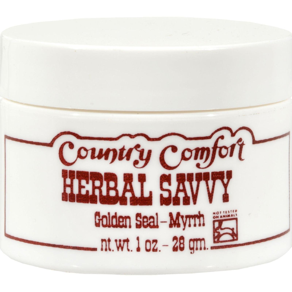 Country Comfort Myrrh-Goldenseal Herbal Supplement - 1 oz (Pack of 4)