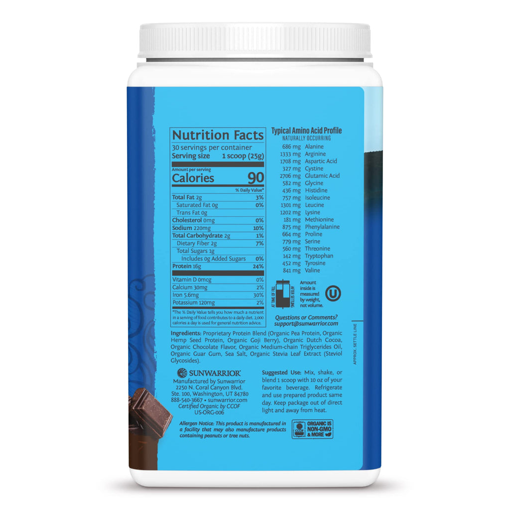 Sunwarrior Sunwarrior Warrior Blend - Organic Vegan Plant Protein