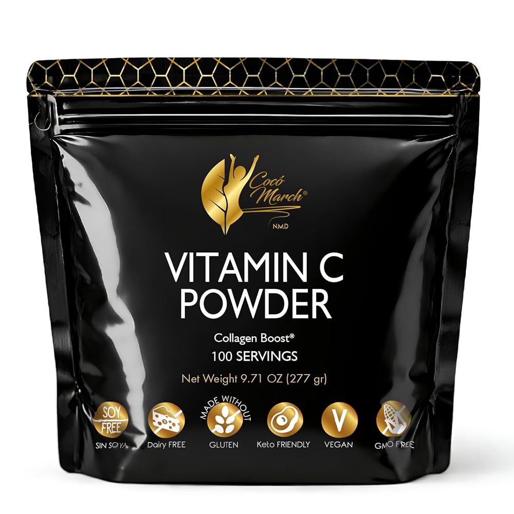 Cocó March N.M.D Vitamin C Powder 1000mg with Zinc & Quercetin