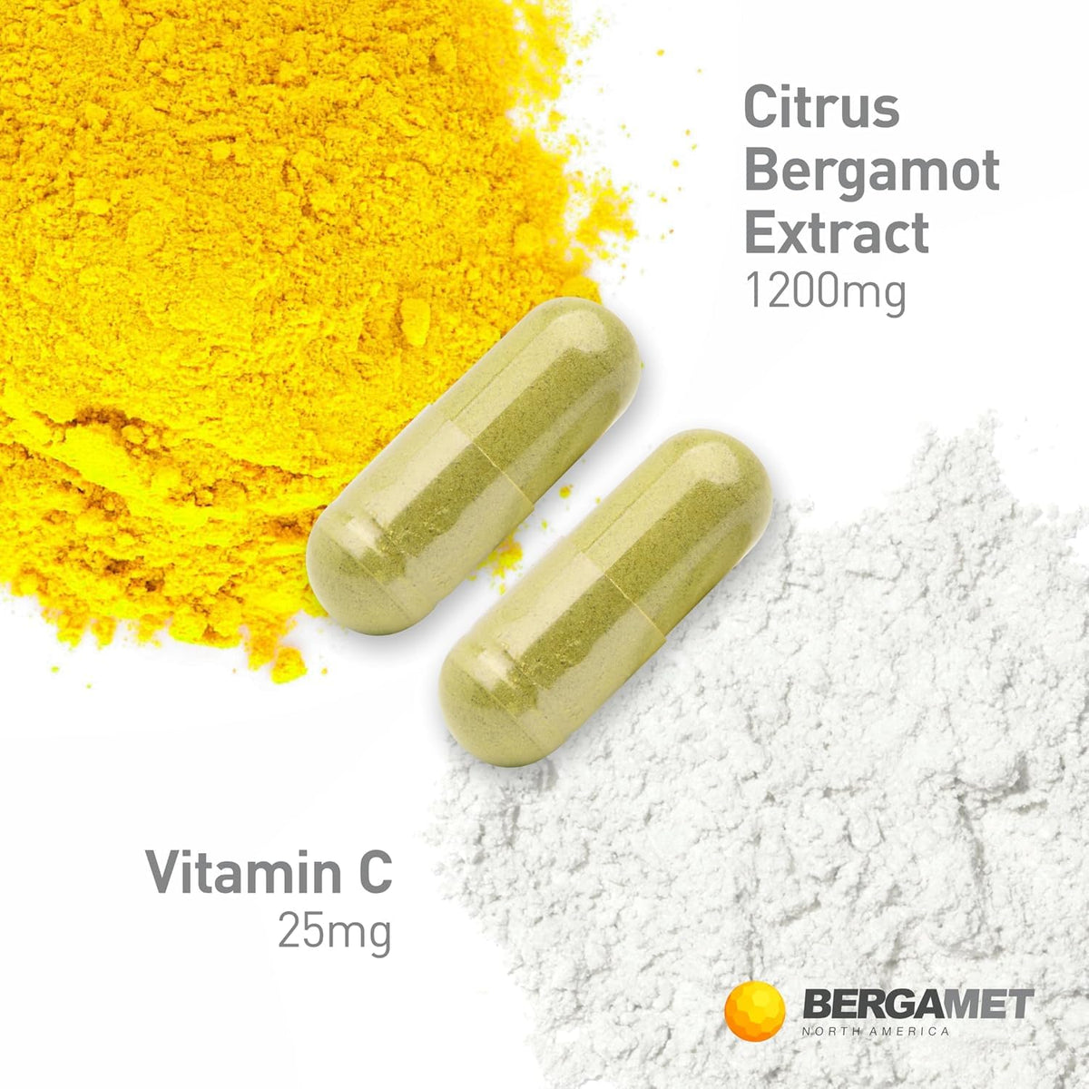 BergaMet Citrus Bergamot Supplement 1200mg - 180 Capsules - image 5