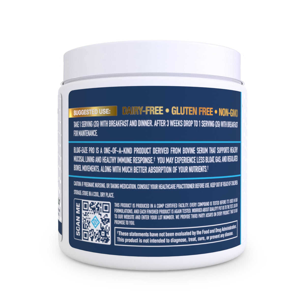 NuEthix Formulations Bloat Eaze Pro Gut Barrier Support - 60 Servings - image 3