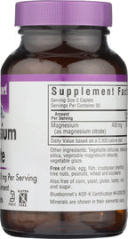 Bluebonnet Nutrition Magnesium Citrate (400mg of Magnesium)