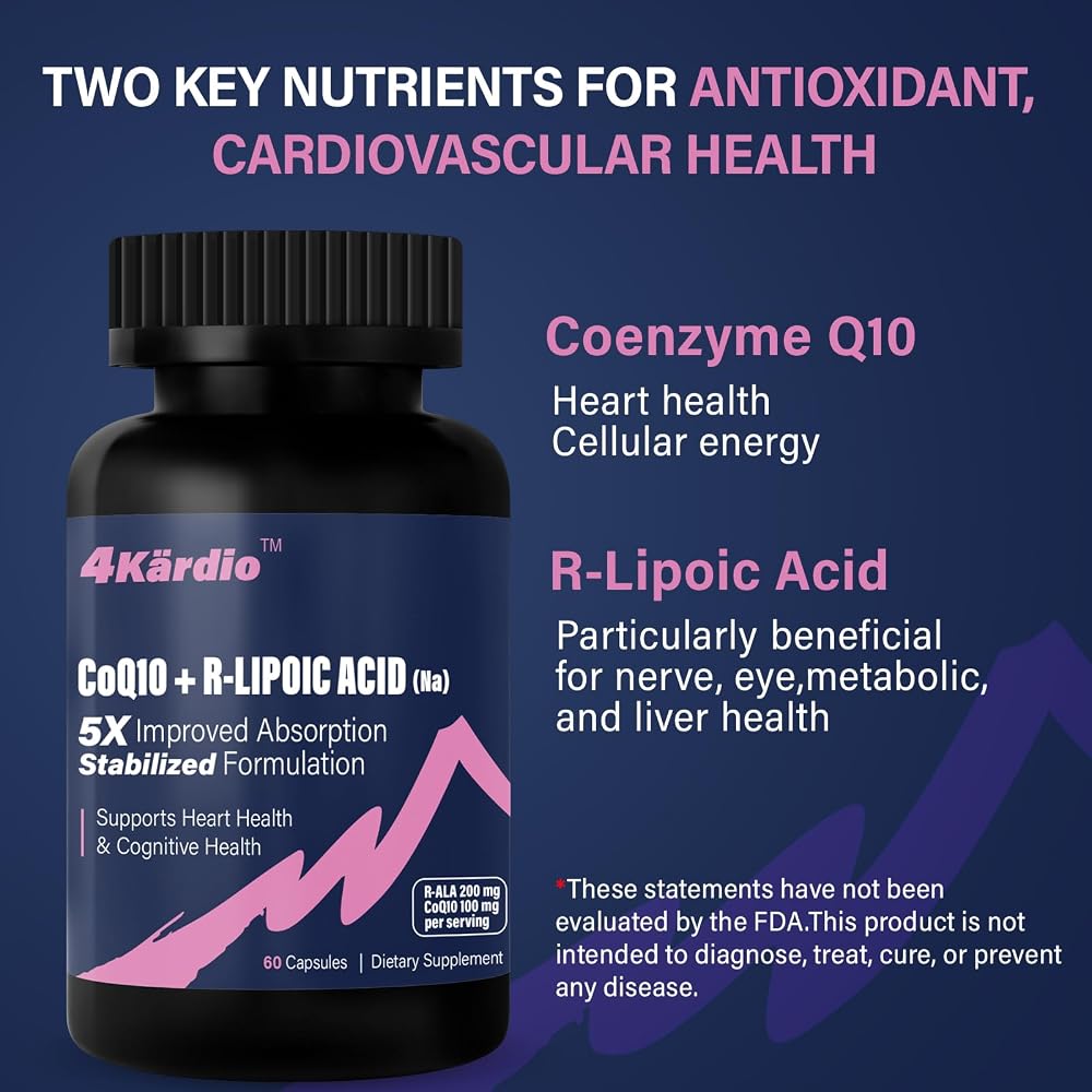 Highland Nutritional Lab CoQ10+R-Lipoic Acid (Na)