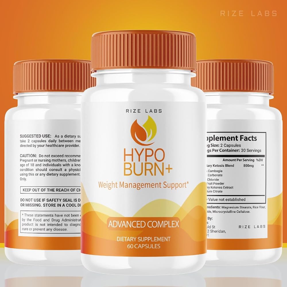 Rize Labs HypoBurn+ Metabolism Booster Weight Loss - 120 Capsules - image 7