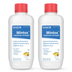 MAJOR Mintox Maximum Strength Antacid/Antigas - 12 Fl Oz (Pack of 2)