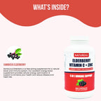 Nature4U Elderberry Immune Support Supplement - 300 Vegan Capsules - image 4
