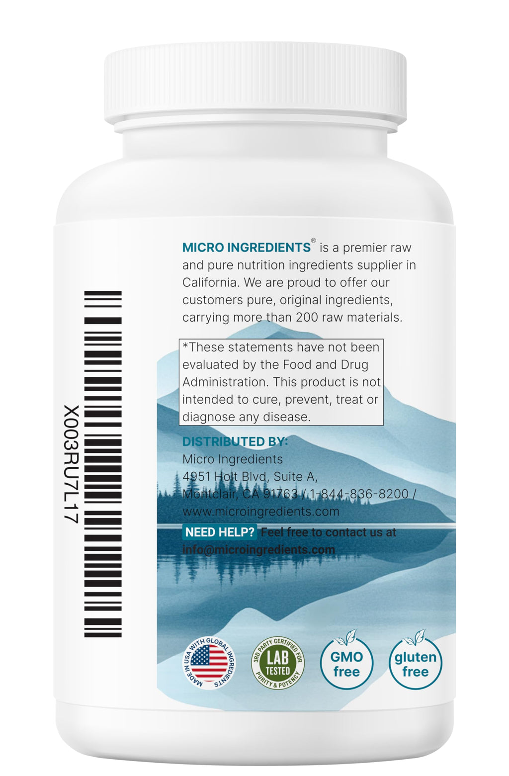 Micro Ingredients Magnesium Citrate 400mg - 240 Capsules - image 9