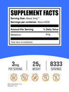 BulkSupplements.com Melatonin Powder